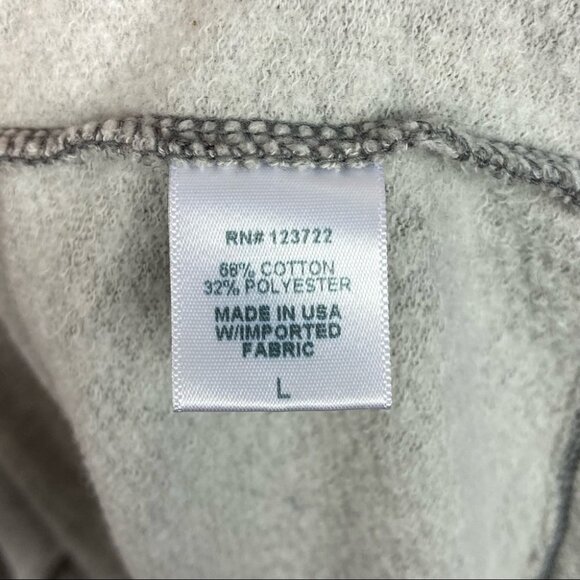 Xirena Champ Grey Sands Sweatshirt Size Large Drawstring Waist Relaxed Fit Boho - Picture 8 of 11